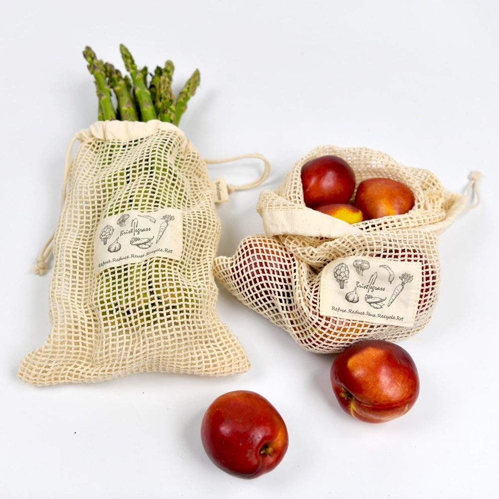 Zero Waste Cotton Produce Bag Set